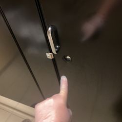 Comfort Suites Airport-University - Men's restroom door didn't lock