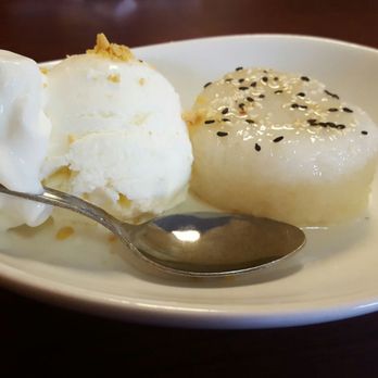 Real Thai - The sticky rice with coconut ice cream. Oh. My. Word. It is amazing! - Thai Near Me - Wheat Ridge, Colorado Real Thai - The sticky rice with coconut ice cream. Oh. My. Word. It is amazing! - Thai Near Me - Wheat Ridge, Colorado