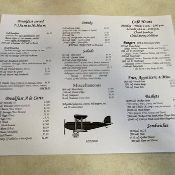 Angelina County Airport Cafe - Menu - Cafes Near Me - Diboll, Texas Angelina County Airport Cafe - Menu - Cafes Near Me - Diboll, Texas