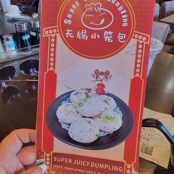 Super Juicy Dumplings - Menu - Dim Sum Near Me - Brea, California