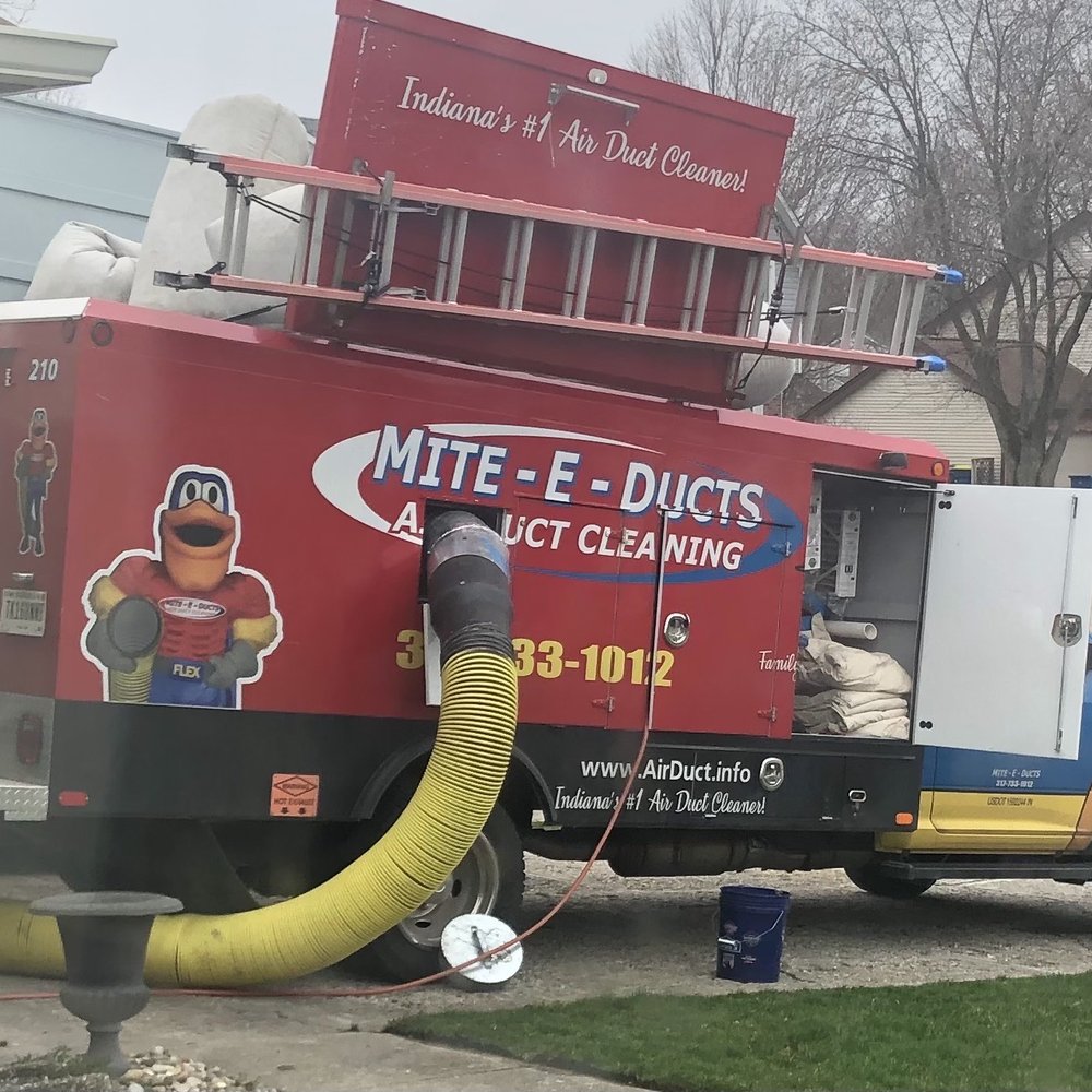 They have their own I interesting truck specifically for cleaning air ducts. They have their own I interesting truck specifically for cleaning air ducts.