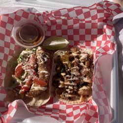 Texami - Fried chicken and grilled chicken taco