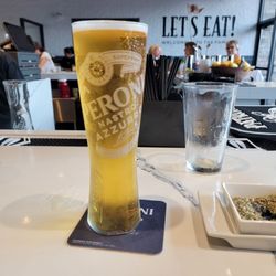 $5 happy hour Peroni.