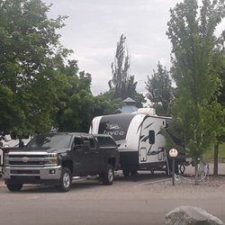 Coeur d'Alene RV Park - Paved sites. Some are tree-lined.