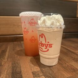 Strawberry Lemonade an jamocha shake