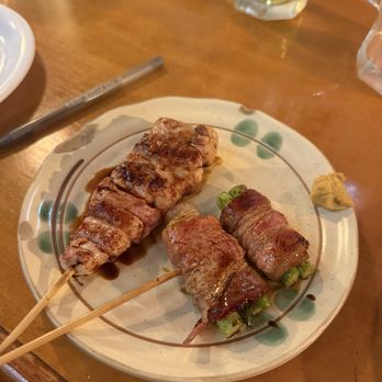Torikyu - Chicken thigh and bacon and asparagus - Japanese Near Me - Honolulu, Hawaii Torikyu - Chicken thigh and bacon and asparagus - Japanese Near Me - Honolulu, Hawaii