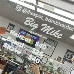 The Spot Barber Shop - Big Mikey's station!