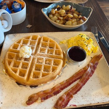 First Watch - Trifecta with side of spiced potatoes. - Breakfast & Brunch Near Me - Clarksville, Indiana