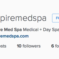 Inspire Med Spa - Follow us on Instagram @inspiremedspa