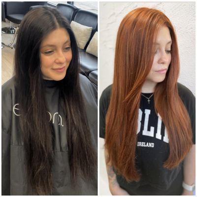Color Transformations - I utilize low-tox color options to create customized beautiful and healthy transformations that women get to wear every day.