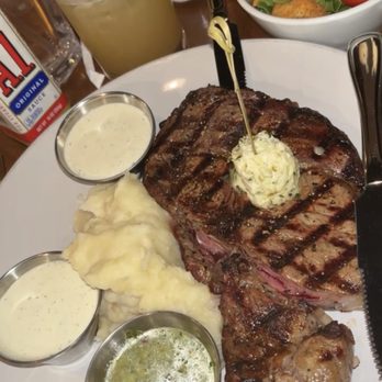 FED - Ribeye/garlic mash/salad - New American Near Me - Stockton, California