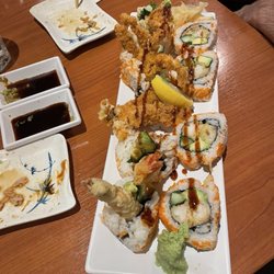Naka Sushi - Shrimp tempura, soft shell crab
