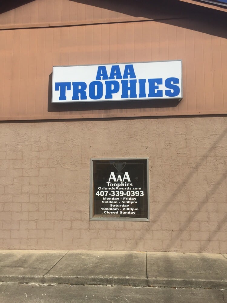 AAA TROPHIES Updated September 2024 460 N Ronald Reagan Blvd