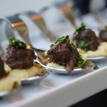 Left Coast Catering - Braised beef shortribs with Yukon Gold mashed potatoes - Caterers Near Me - San Francisco, California Left Coast Catering - Braised beef shortribs with Yukon Gold mashed potatoes - Caterers Near Me - San Francisco, California