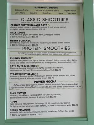 Menu photo 7 Jan's Health Bar Long Beach, CA