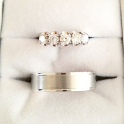 Kim Quang Jewelry Inc - His and hers wedding bands