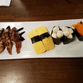 Sushi Asahi - Unagi | tamago | scallop | smelt egg - Sushi Bars Near Me - Riverside, California