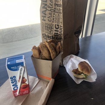 Mary Brown's - Apple juice box and fries and chicken sandwich - Fast Food Near Me - Grande Prairie, Alberta Mary Brown's - Apple juice box and fries and chicken sandwich - Fast Food Near Me - Grande Prairie, Alberta