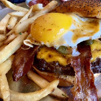 Eureka! - Jalapeño egg burger--day what?!! Yum - American Near Me - Indian Wells, California