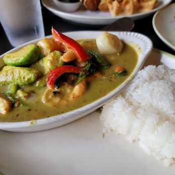 Talay Thai - Avocado Curry Seafood with Jasmine Rice - Thai Near Me - Steamboat Springs, Colorado
