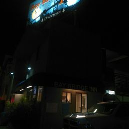 Bay Bridge Inn at night Bay Bridge Inn at night