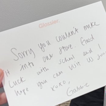 Glossier - A personal note for my daughter from the lovely Gabbie - Cosmetics & Beauty Supply Near Me - Washington, DC, District of Columbia Glossier - A personal note for my daughter from the lovely Gabbie - Cosmetics & Beauty Supply Near Me - Washington, DC, District of Columbia