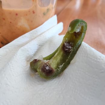 Benjarong Thai Cuisine - Moldy/bad green bell pepper in our Spicy Green Garden... - Thai Near Me - Maple Valley, Washington