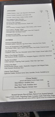 Menu photo 5 the C restaurant + bar Monterey, CA