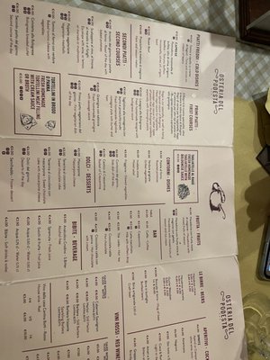 Menu photo 5 Osteria del Podestà Bologna, BO Menu photo 5 Osteria del Podestà Bologna, BO