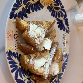 Amanecer Cocina & Café - Shipyard - French Toast with an enriched bread. Great texture and low on egginess. - Mexican Near Me - Wilmington, North Carolina Amanecer Cocina & Café - Shipyard - French Toast with an enriched bread. Great texture and low on egginess. - Mexican Near Me - Wilmington, North Carolina
