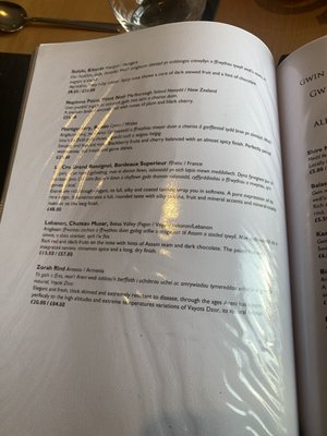 Menu photo 7 Gwesty Cymru Aberystwyth, CGN