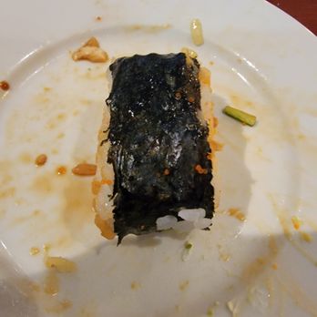 Oishi Sushi - Same crawfish salad sushi, the rice goes above and beyond the nori. - Sushi Bars Near Me - Willowbrook, Illinois