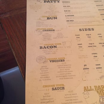 Bareburger - Astoria - The steps you need to take to create your own burger! - Burgers Near Me - Astoria, New York