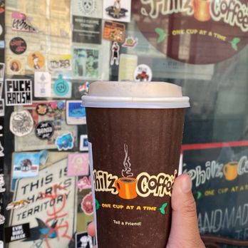 Philz Coffee - Large Iced Philtered Soul Cold Brew, Medium Sweet, Honey, Creamy, Almond Milk - Coffee & Tea Near Me - San Jose, California Philz Coffee - Large Iced Philtered Soul Cold Brew, Medium Sweet, Honey, Creamy, Almond Milk - Coffee & Tea Near Me - San Jose, California