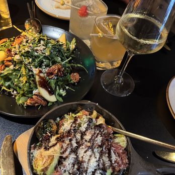Three One Four Pizzeria - fried brussel sprouts and rugola salad - Pizza Near Me - Berkeley, California Three One Four Pizzeria - fried brussel sprouts and rugola salad - Pizza Near Me - Berkeley, California