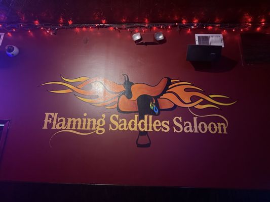 Flaming Saddles Saloon by null