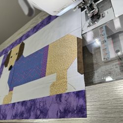 Rae-Bon Sew & Quilt Shop - Project I worked on at "open sewing" class.