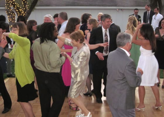 Photo of Los Boleros Cuban Band and Latin Band - San Francisco, CA, US. Our dance lesson gets the party on their feet.