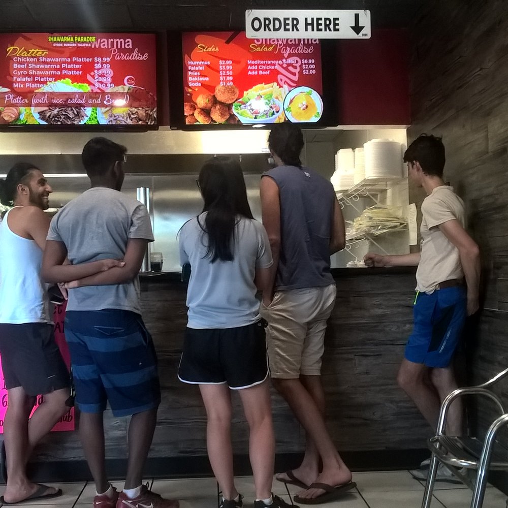 Shawarma Paradise - Inside the restaurant - Mediterranean Near Me - Tempe, Arizona