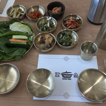 Top Sot - Copper-ware table setting - Korean Near Me - Buena Park, California Top Sot - Copper-ware table setting - Korean Near Me - Buena Park, California