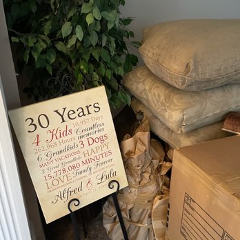 All My Sons Moving & Storage - Living room items piled up - Movers Near Me - Hoover, Alabama