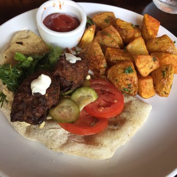 Under the Cork Tree - Falafel with potatoes - New American Near Me - Sandy Springs, Georgia Under the Cork Tree - Falafel with potatoes - New American Near Me - Sandy Springs, Georgia