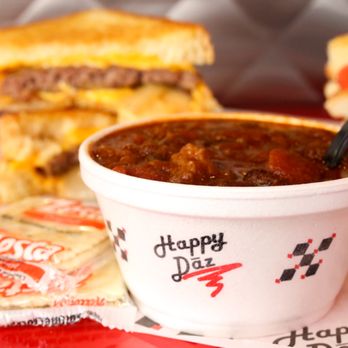 Happy Daz - a cup of chili and a sandwich - American Near Me - Wapakoneta, Ohio