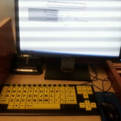 The Emory Clinic - Large key keyboard check-in station