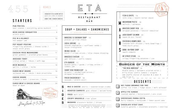 Menu photo 7 ETA Restaurant + Bar Chicago, IL Menu photo 7 ETA Restaurant + Bar Chicago, IL