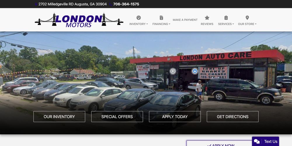LONDON MOTORS 2702 Milledgeville Rd, Augusta, Yelp Used