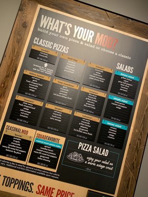 Menu photo 8 MOD Pizza Woodbridge, VA