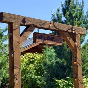 Mill Haus Cider - Entrance to patio. - Cideries Near Me - Eatonville, Washington Mill Haus Cider - Entrance to patio. - Cideries Near Me - Eatonville, Washington