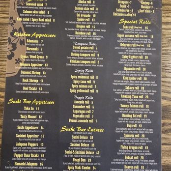 Sake Japanese Bistro - Menu - Japanese Near Me - Belgrade, Montana Sake Japanese Bistro - Menu - Japanese Near Me - Belgrade, Montana