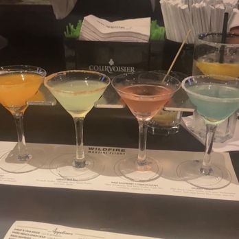 Wildfire - Martini Flight -$18 - American Near Me - Chicago, Illinois Wildfire - Martini Flight -$18 - American Near Me - Chicago, Illinois